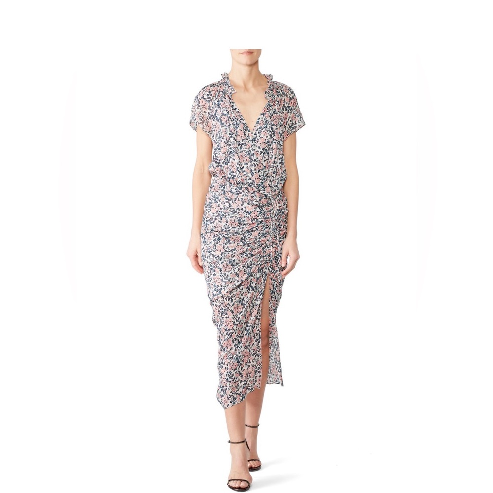 Veronica Beard size 0 silk floral maxi dress